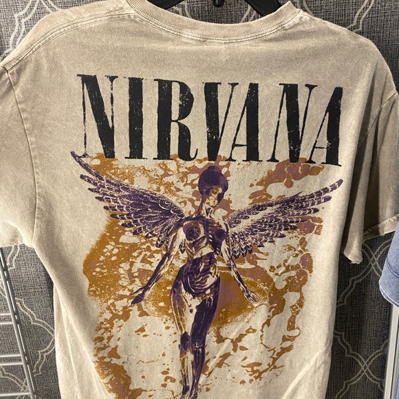 Vintage NIRVANA In Utero Tee | Grunge 90s Band Shirt | Distressed Graphic | NEW - Picture 1 of 3